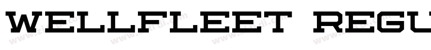 Wellfleet Regular字体转换